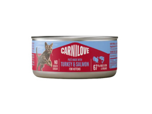 Carnilove Cans Paté Compleet Natvoer Kat Turkey & Salmon Kitten