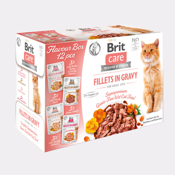 Brit Care Fillets in Gravy multi-pack