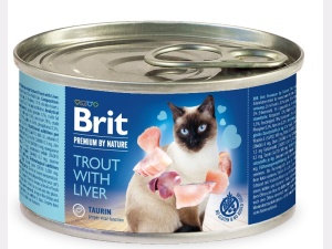 Brit premium by nature forel met lever