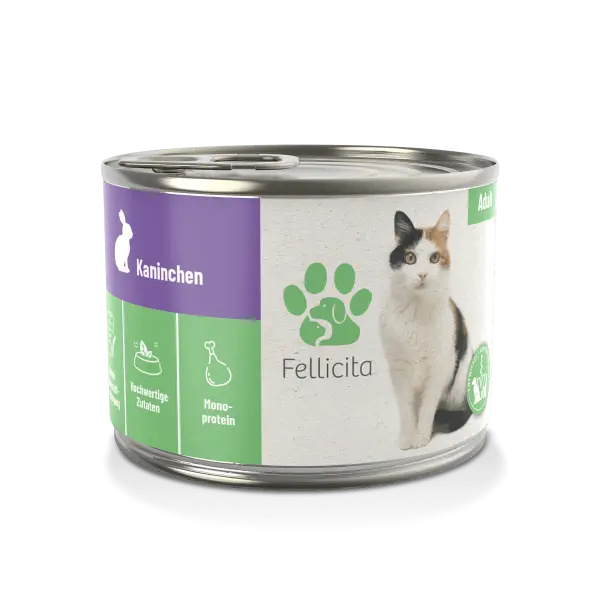 Fellicita puur vlees compleet natvoer Konijn 200g