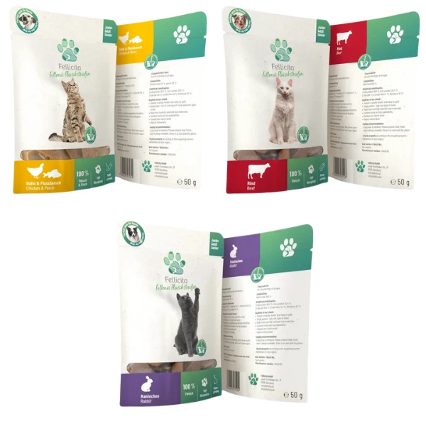 Fellicita kattensnack vleesreepjes