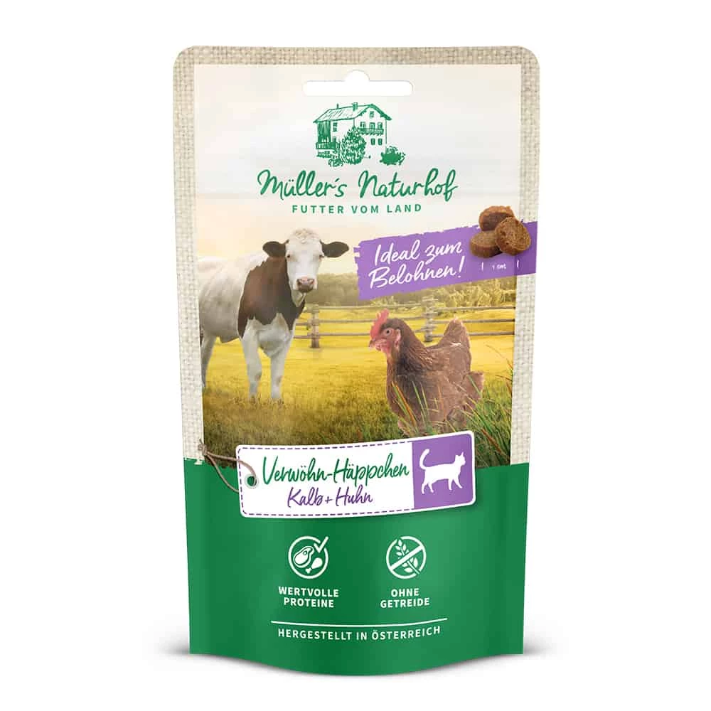 Mรผller's Naturhof Kalf en Kip snack 50g