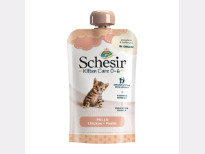 Schesir Baby Kitten Care 0-6 In Cream Kip 150g Pouch