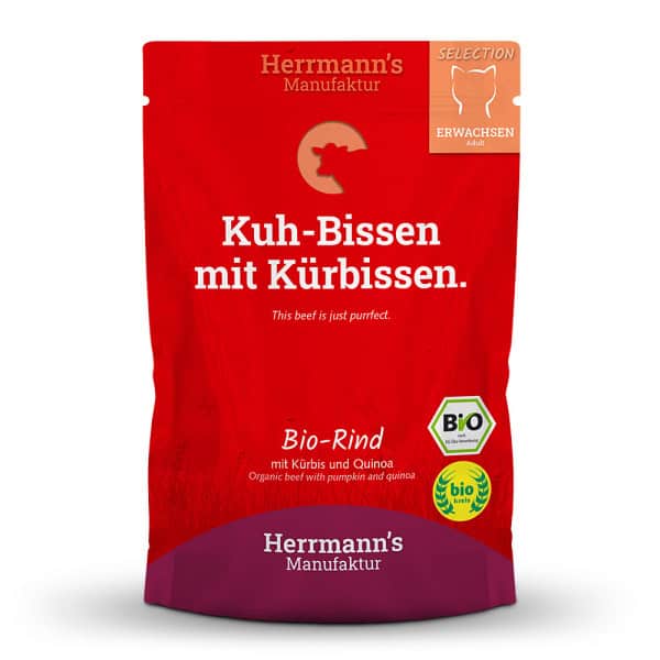 Herrmann's Selection BIO Rund met Pompoen en Quinoa 100g