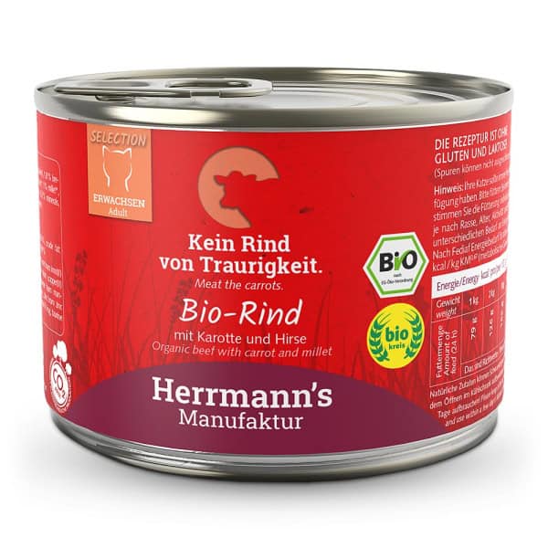 Herrmann's Selection BIO Rund met Wortel en Gierst 200g