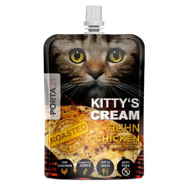 PORTA 21 Kitty's Cream Eiwitrijke Liquid Snacks voor Katten Kip
