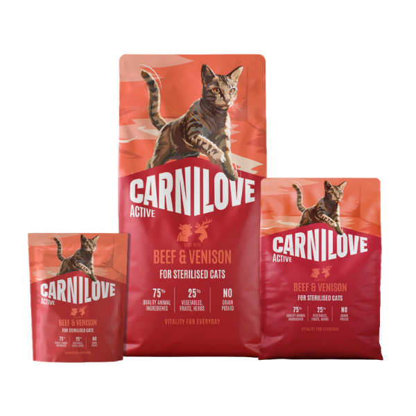 Carnilove Active Beef & Venison Voor Gecastreerde Katten