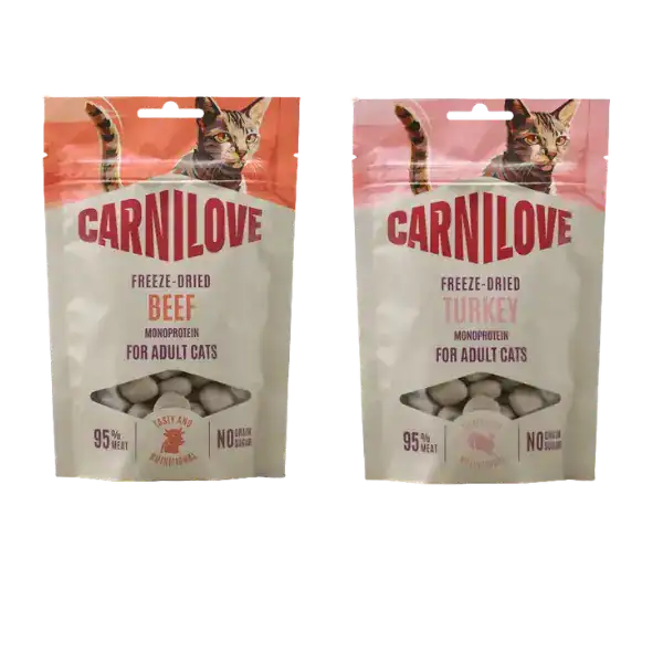 Carnilove Freeze-Dried Snacks voor Katten