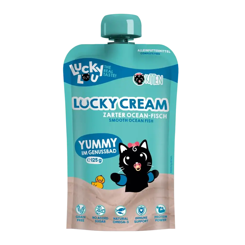 Lucky Lou Lucky Cream Kitten Natvoer Oceaan Vis