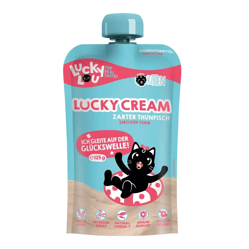Lucky Lou Lucky Cream Kitten Natvoer Tonijn
